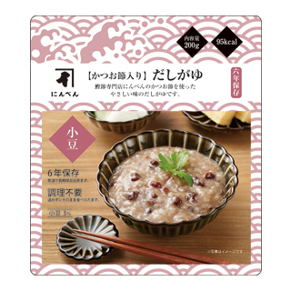 にんべん【かつお節入り】だしがゆ (あずき)